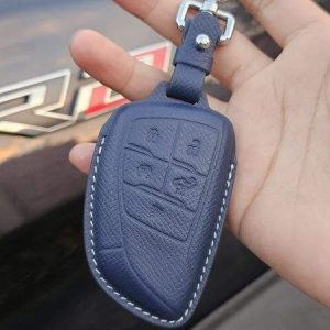 Premium Leather Key Fob Cover for 2022+ Silverado ZR2