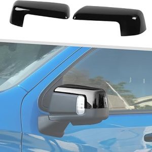 1 Pair Rearview Mirror Cap Trim Cover for Chevrolet Silverado 2019-2025