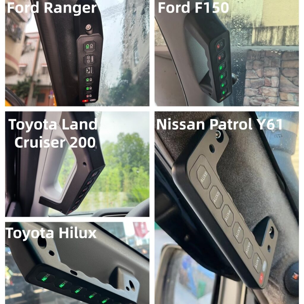 A-Pillar Switch Panel w/ 6-Channel Wireless Control for Ford